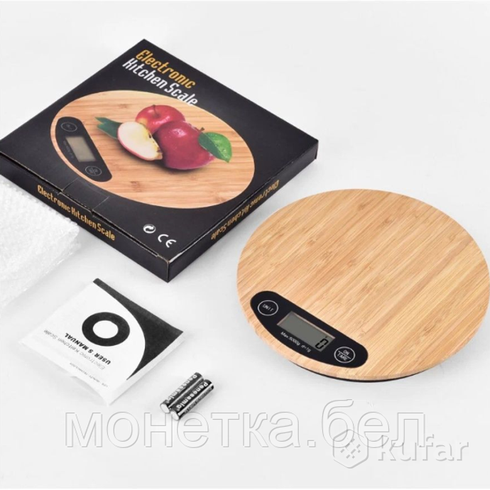 фото электронные бамбуковые кухонные весы electronic kitchen scale (до 5 кг) 6