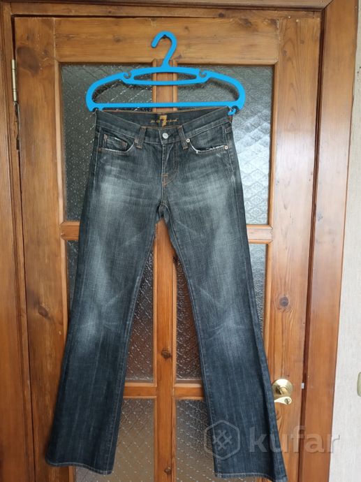 фото винтажные тёмно серые джинсы 42-44  3