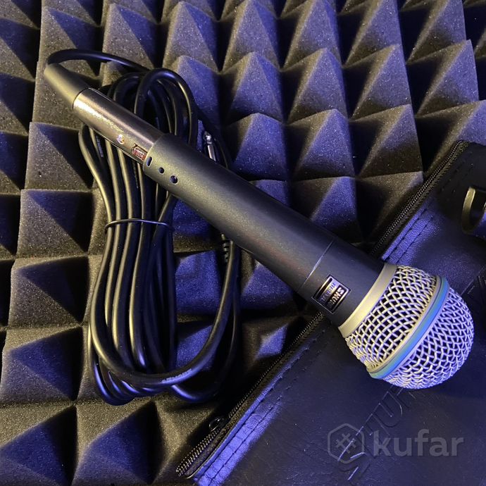 фото вокальный микрофон shure beta 58a + кабель 3 метра (полный комплект) 3
