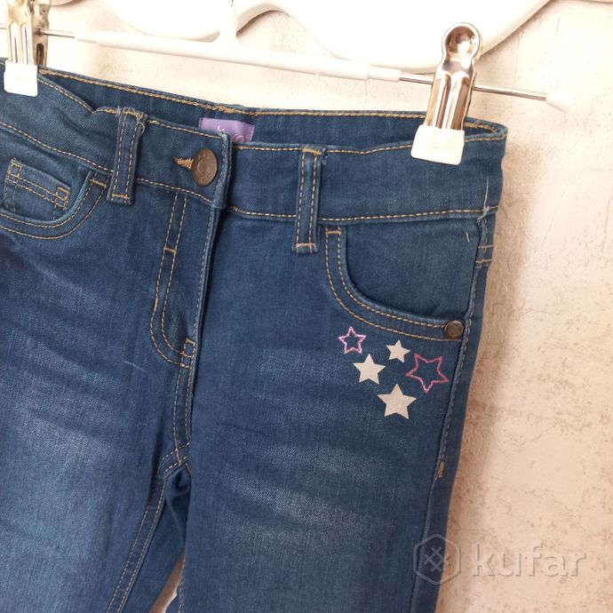 фото лот для девочки 116-122-128: джинсы, шорты, легги, майка  2