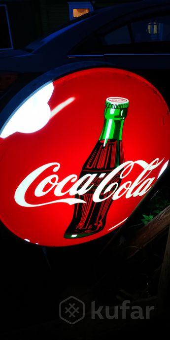фото неоновая вывеска coca cola 1