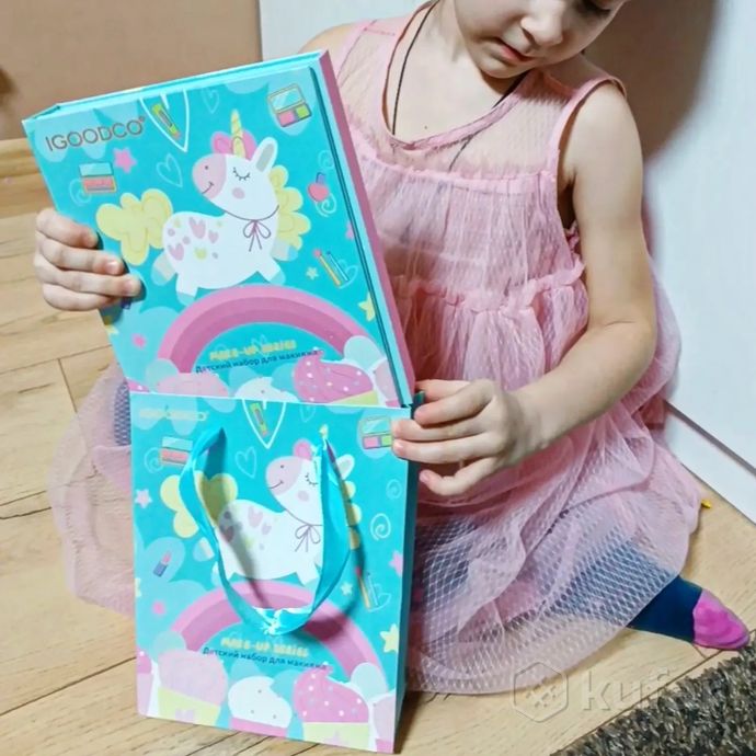 фото детская косметика для девочек, набор книжка пони единорог декоративная 4