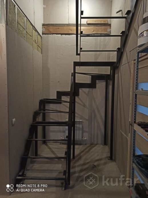 фото каркас лестницы, ограждения, ступени 1