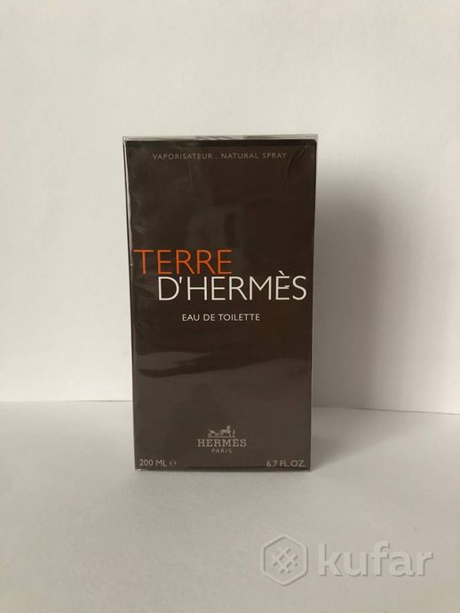 фото terre d'hermes eau de toilette 100 и 200 мл, оригинал, франция (гермес терра де хермес мужской) 0