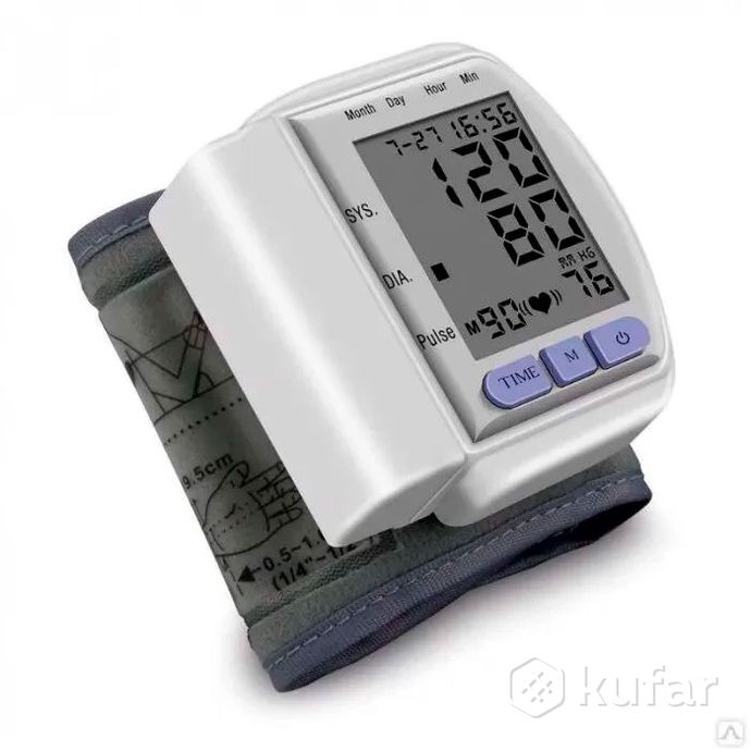 фото электронный тонометр на запястье blood pressure monitor ck-102s 5