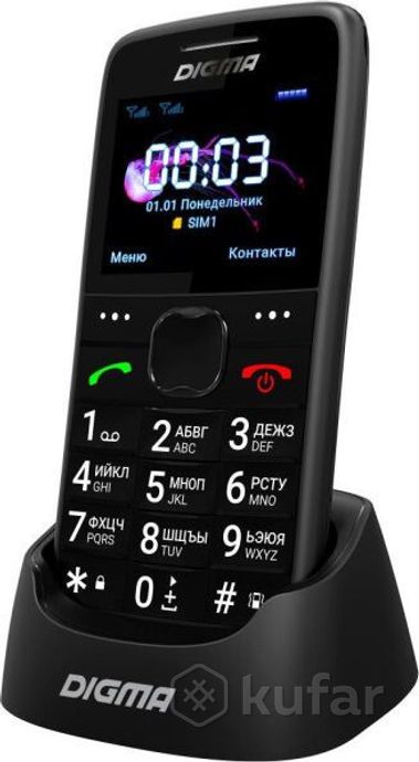 фото мобильный телефон ''digma'' linx s220 black dual sim 0