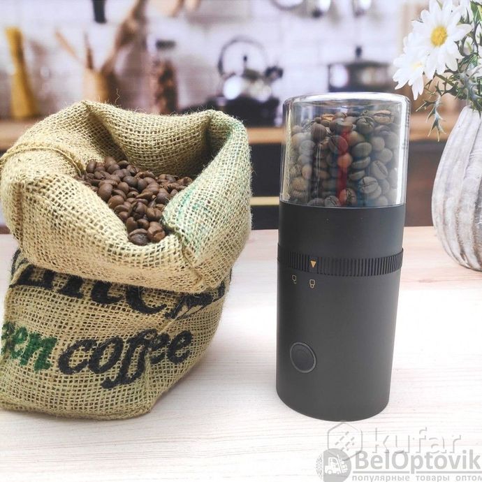 фото кофемолка портативная electric coffee grinder для дома и путешествий, usb 8
