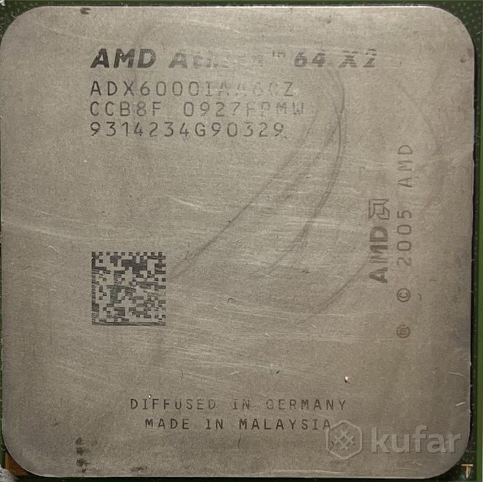 фото процессор amd athlon 64 x2 6000+ 3.1ghz, socket am2, 125w 0