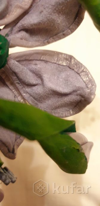 фото букет лилии, натуральная кожа 4