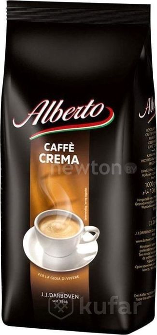 фото кофе alberto caffe crema в зернах 1000 г 0