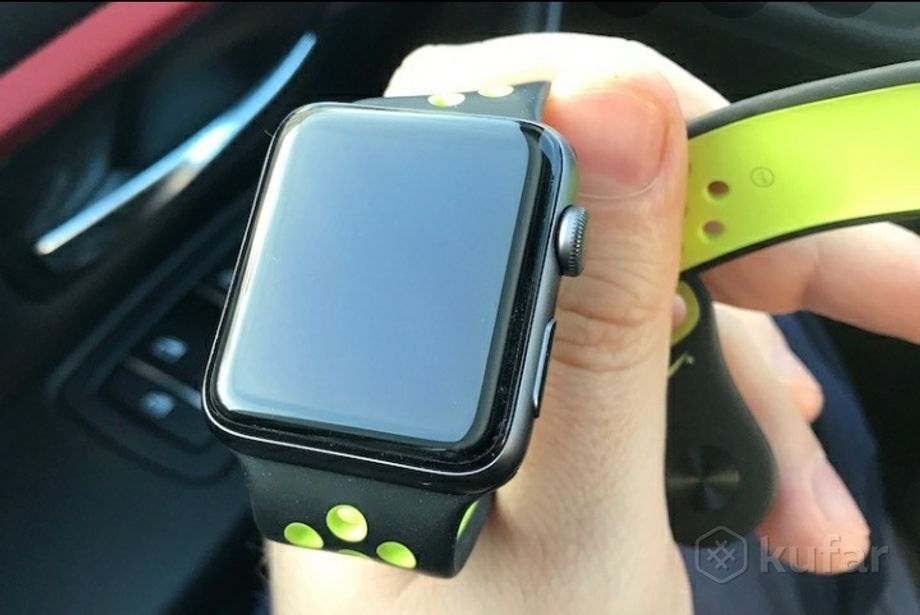 фото защитное стекло для часов apple watch / iwatch 1 2 3 4 5 6 se 7 8 9 series 38 40 41 42 44 45 мм. 2
