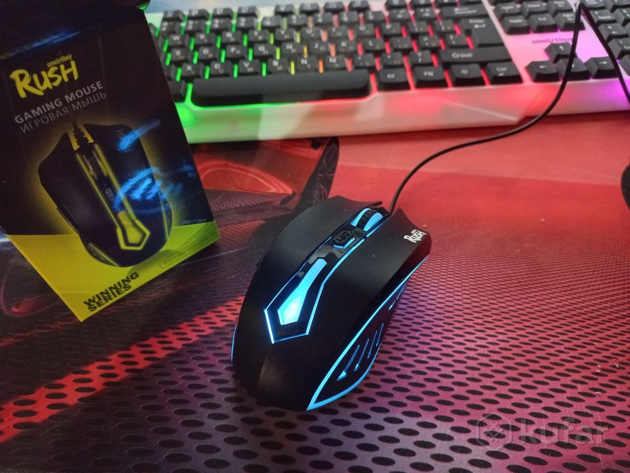 фото игровая мышь с подсветкой новая 0