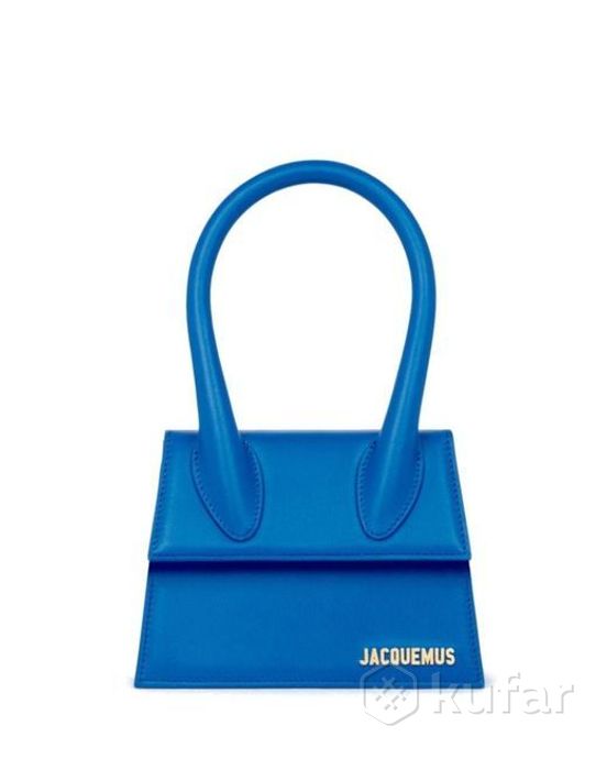 фото сумка jacquemus le chiquito medium leather bag blue 0