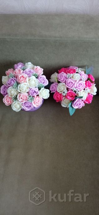 фото букеты из мыльных роз и разных цветов  1