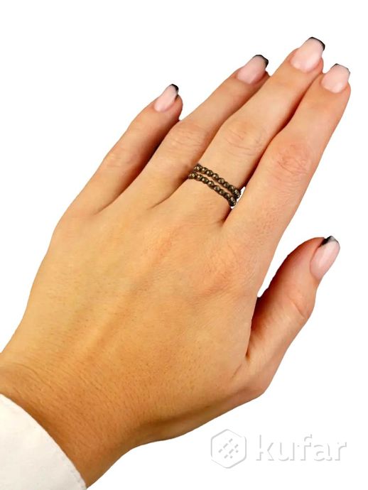 фото пирит-(натуральный камень) ожерелье-чокер браслет на руку и на ногу и кольцо 11
