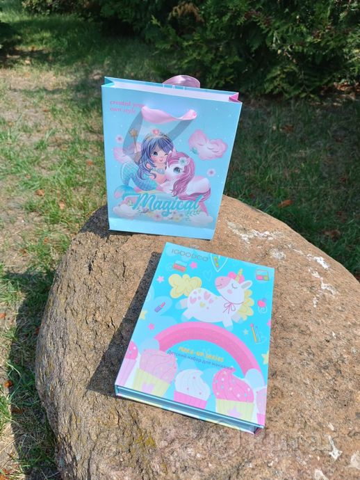 фото детская косметика для девочек, набор книжка пони единорог декоративная 2