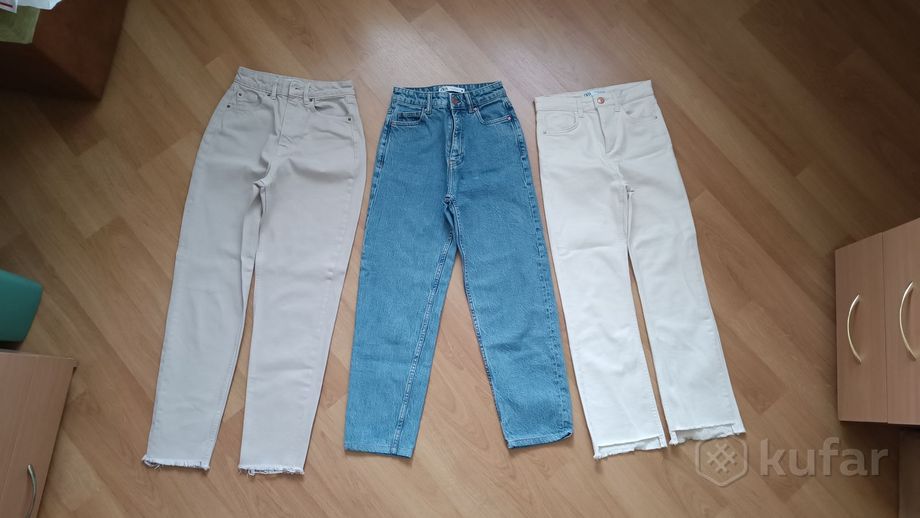 фото джинсы zara размер xs разных цветов 3