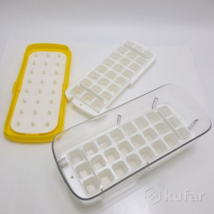 фото набор для приготовления и хранения льда multi - layer / контейнер для льда с крышкой и с двумя форма 8