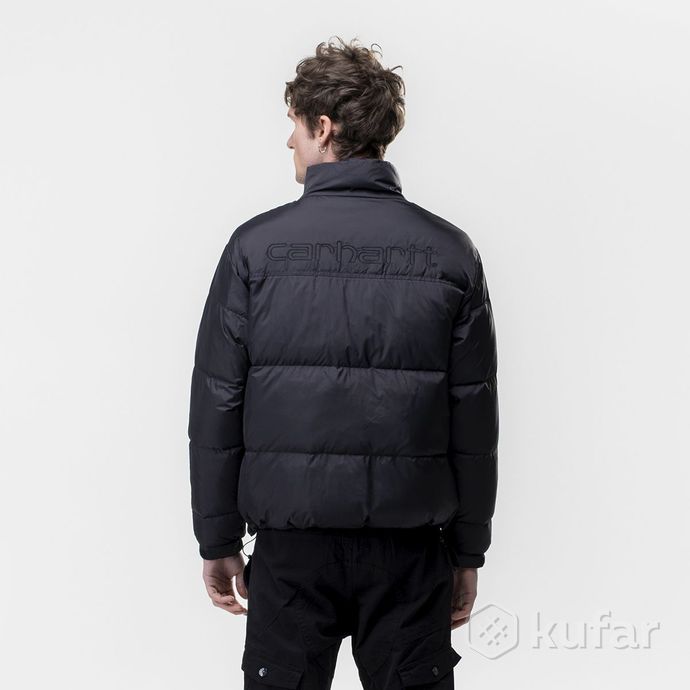 фото пуховик   carhartt puffer jacket full black 3