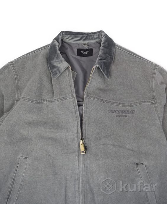 фото джинсовая куртка   represent basic denim jacket smoke 2