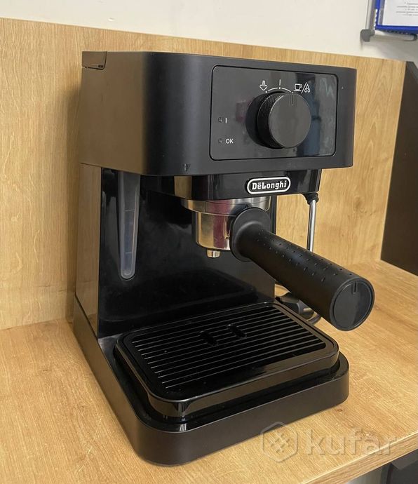 фото рожковая помповая кофеварка delonghi stilosa ec230.bk (а.40-038279) 2