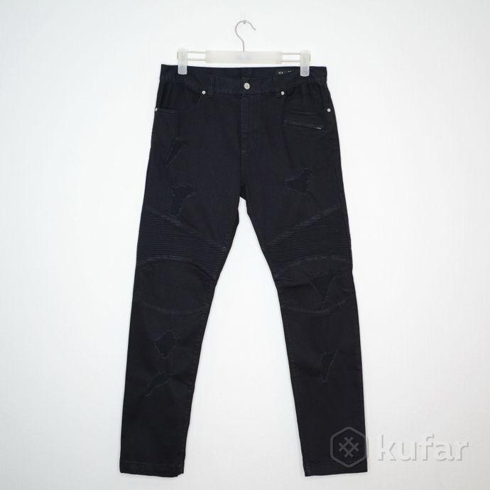 фото джинсы штаны armani exchange j27 biker jeans 3