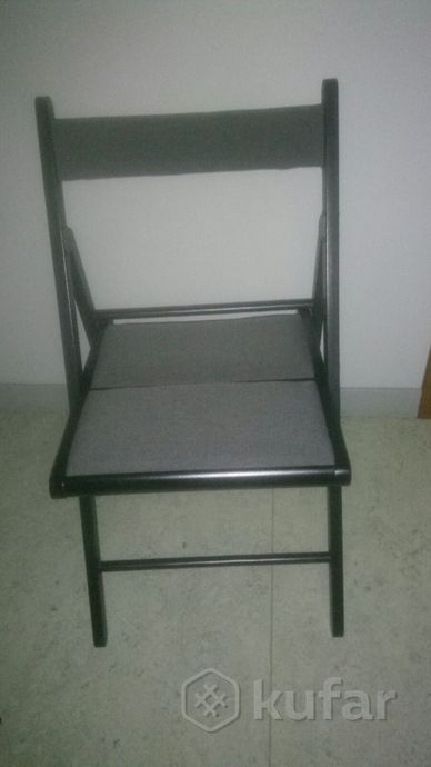 фото новый стул складной мягкий икея, массив бука 0