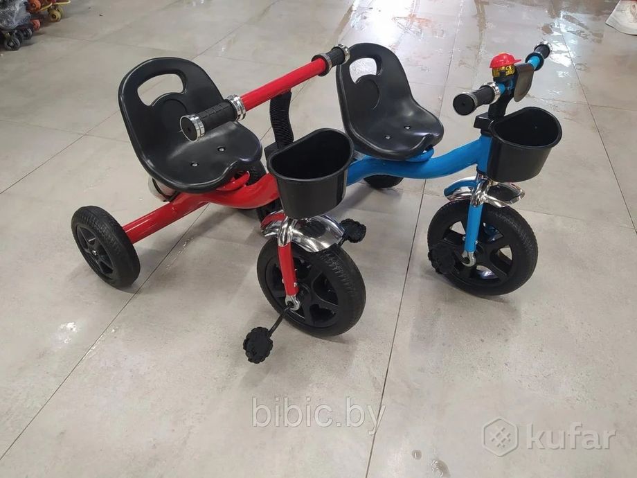 фото велосипед детский малютка трёхколёсный с корзинкой для детей малышей, беговел для самых маленьких 1