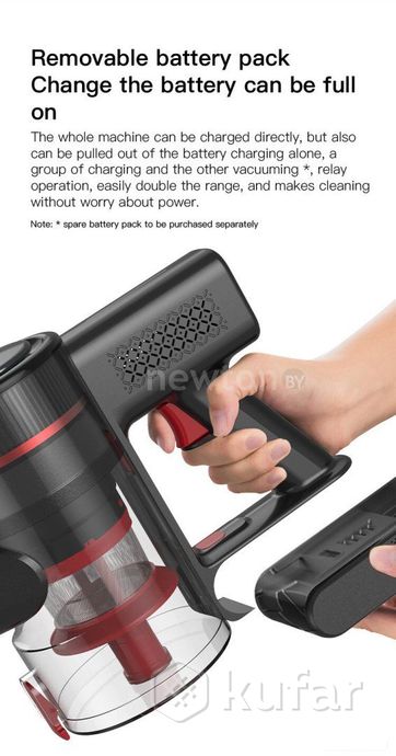 фото пылесос redkey cordless vacuum cleaner p9 (черный) 11