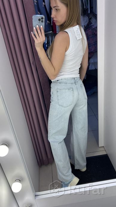фото женские джинсы прямые  2
