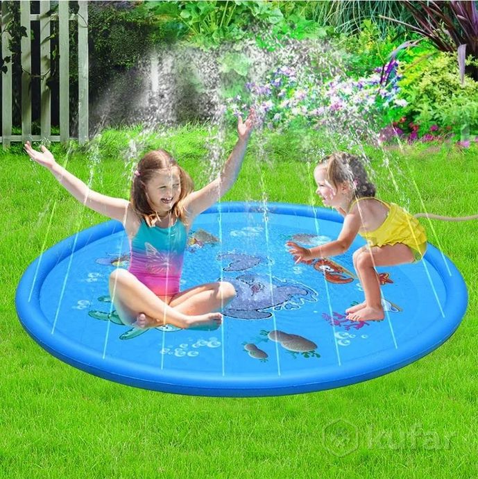 фото игровой мини бассейн  фонтанчик для детей на лето (пвх, диаметр  100 см) 3