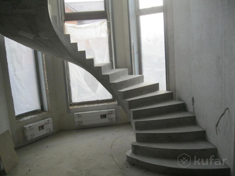 фото монолитная бетонная лестница изготовим за 3дня 3
