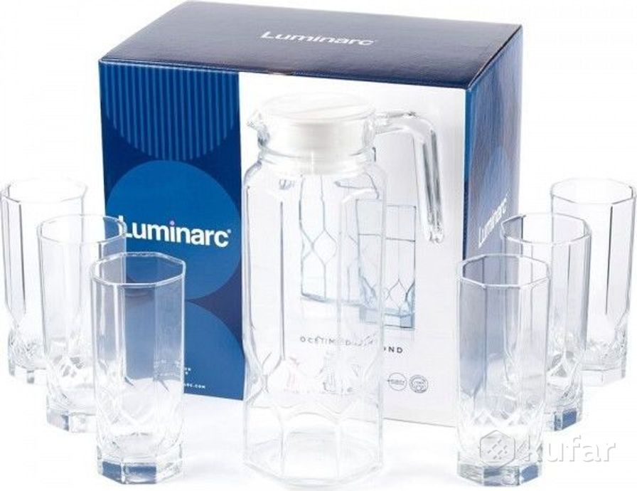 фото набор стаканов ''luminarc'' octime diamond 10n0226 (+ графин) 0