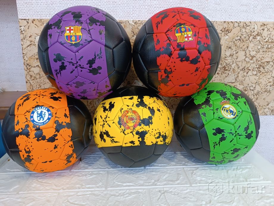 фото футбольные мячи barcelona, chelsea, real madrid, man utd, мяч футбольный, для футбола 3