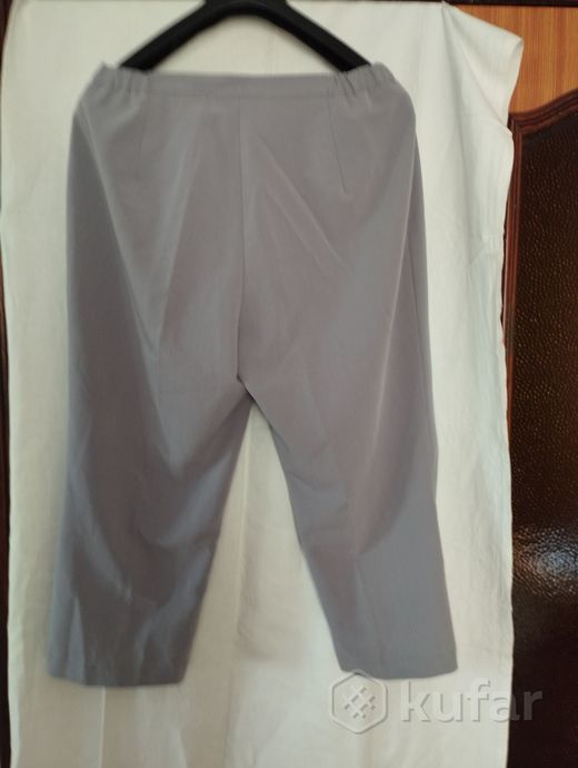 фото брюки- бриджи,новые,серые,54 размер. 2
