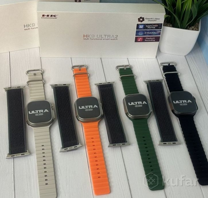 фото умные часы смарт часы smart watch hk 9 ultra 2(amoled)новейшее поколение 4