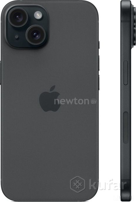 фото смартфон apple iphone 15 128gb (черный) 1