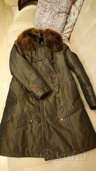 фото куртка-пальто, деми, утеплённая, размер 44 0