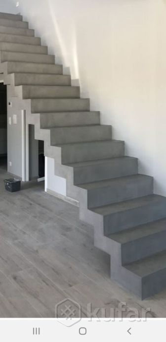 фото монолитная бетонная лестница всех видов 3
