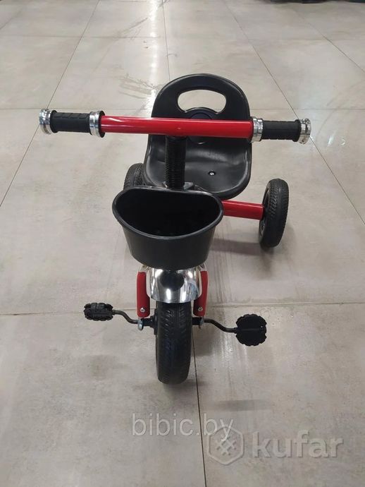 фото велосипед детский малютка трёхколёсный с корзинкой для детей малышей, беговел для самых маленьких 9