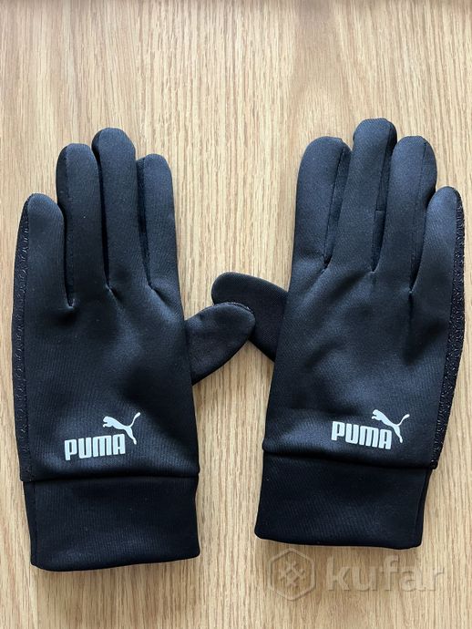 фото перчатки puma рукавицы пума варежки зима на флисе 1