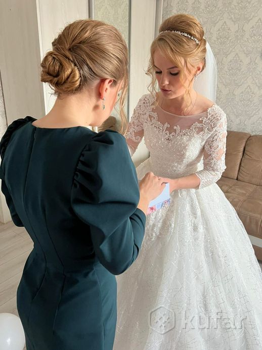 фото свадебное платье и шубка 2