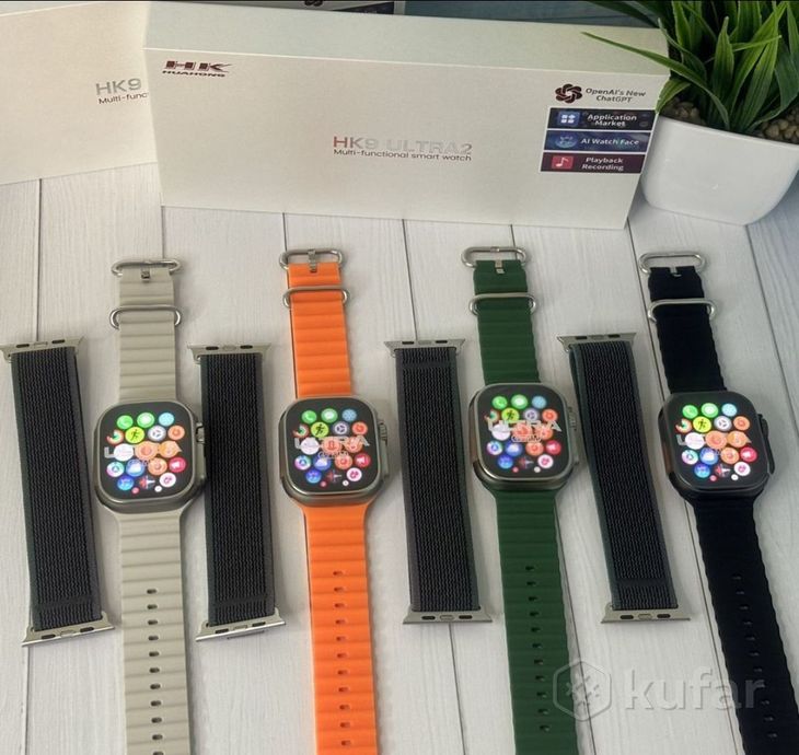 фото умные часы смарт часы smart watch hk 9 ultra 2(amoled)новейшее поколение 5