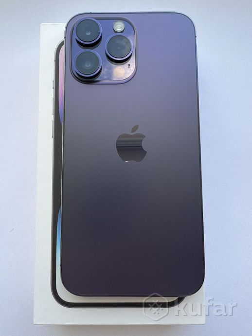фото apple iphone 14 pro max 128 gb deep purple в отличном состоянии гарантия 0
