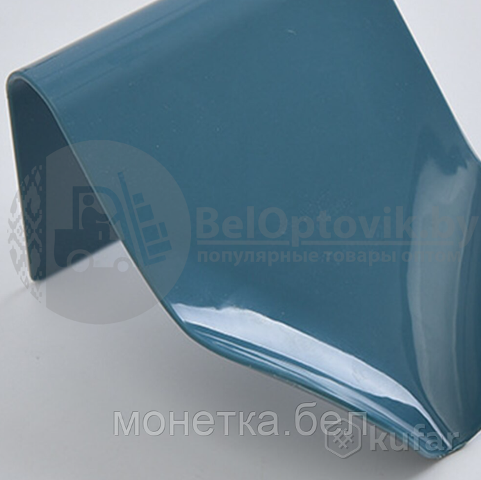 фото мыльница подвесная настенная/держатель пластиковый для мыла  синяя 2