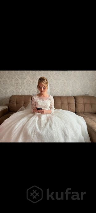 фото свадебное платье и шубка 6