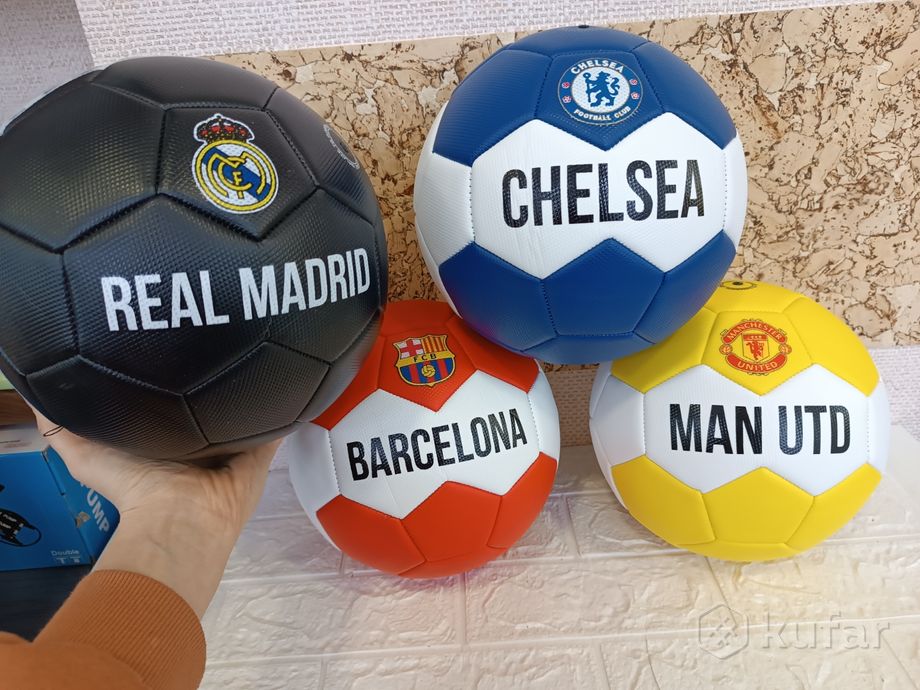 фото футбольные мячи barcelona, chelsea, real madrid, man utd, мяч футбольный, для футбола 1