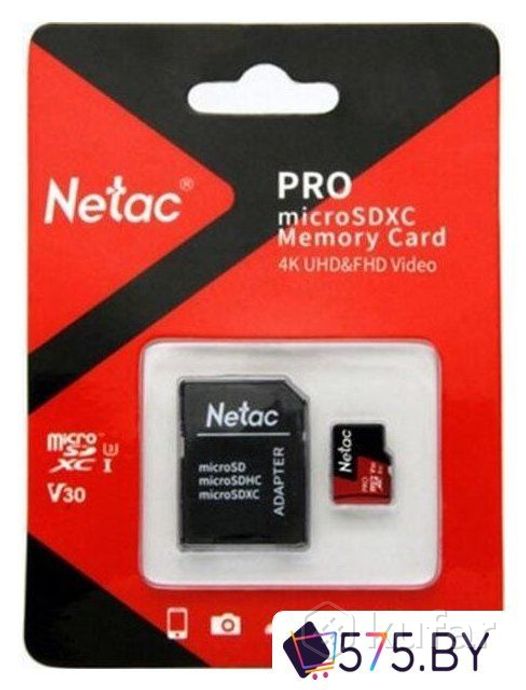 фото карта памяти netac p500 extreme pro 32gb nt02p500pro-032g-r (с адаптером) 4