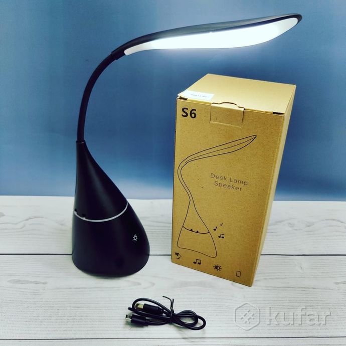 фото настольная usb лампа (светильник) с музыкальной колонкой s6 svanni 1