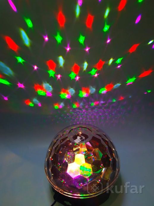 фото светодиодный диско-шар magic ball led bluetooth mp3 1